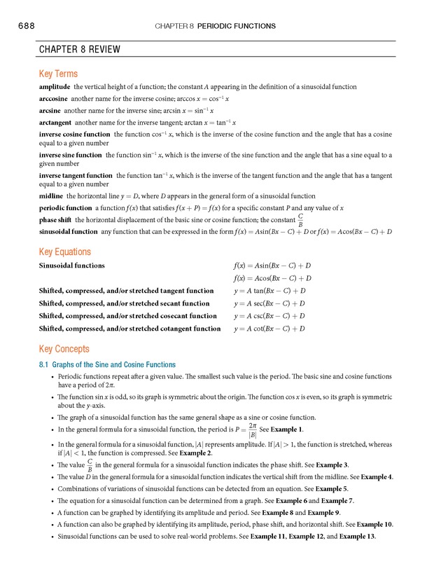 Algebra and Trigonometry - Front Matter 706